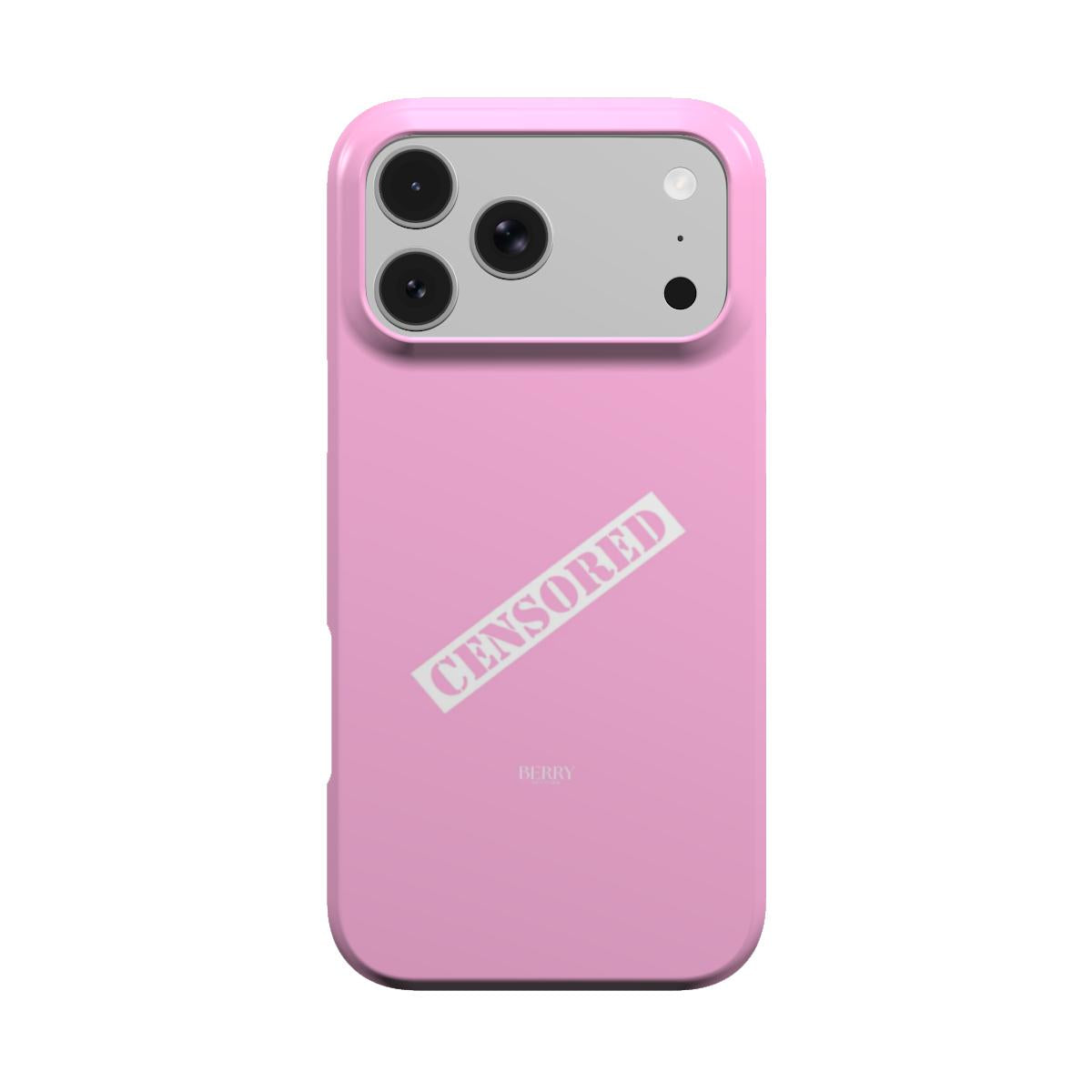 Θήκη iPhone με κομψό σχέδιο χρώμα: ροζ – Censored Hot