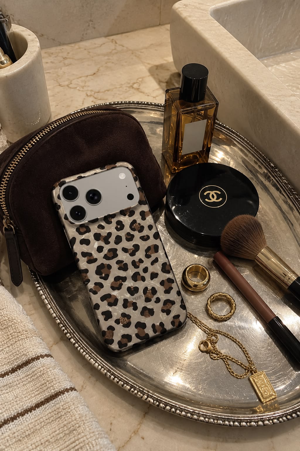 iPhone-hoesje met luipaardprint – Wet Leopard