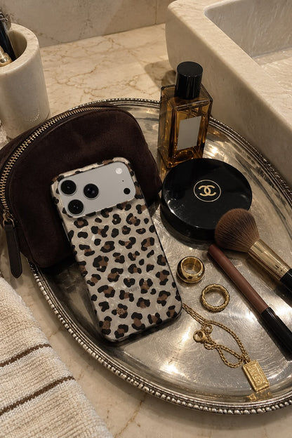 iPhone-hoesje met luipaardprint – Wet Leopard