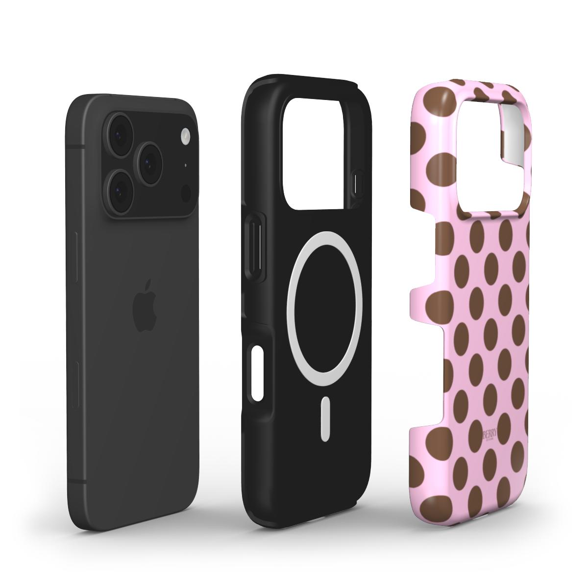 iPhone-Hülle mit Kirschmotiv Farbe: Rosa – Cherry Cocoa iPhone MagSafe