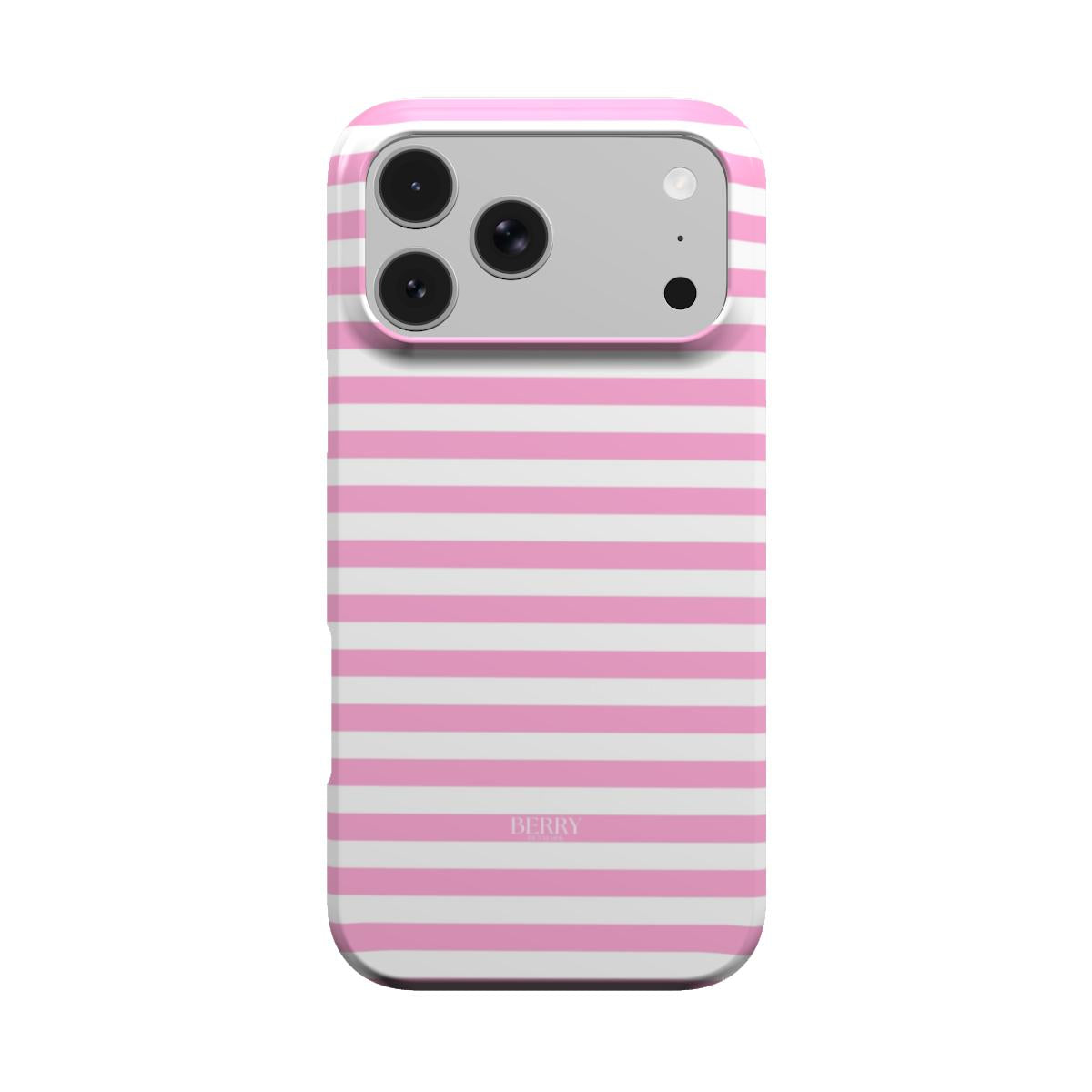 Funda para iPhone con rayas color: rosa – Pretty Pink