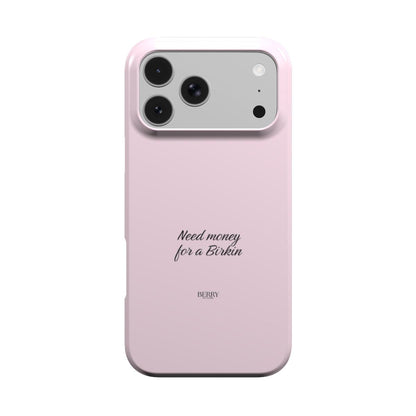 iPhone-skal med rosmotiv färg: rosenrosa – Need Money For A Birkin Rose