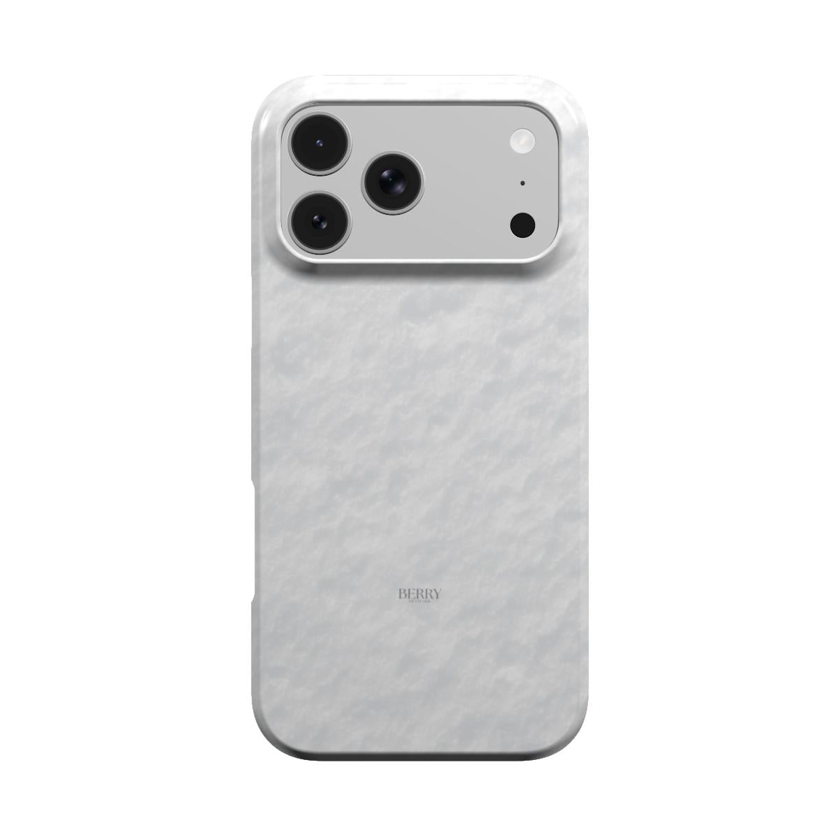 Rødt iPhone-cover med dekorativt design – Soft Snow