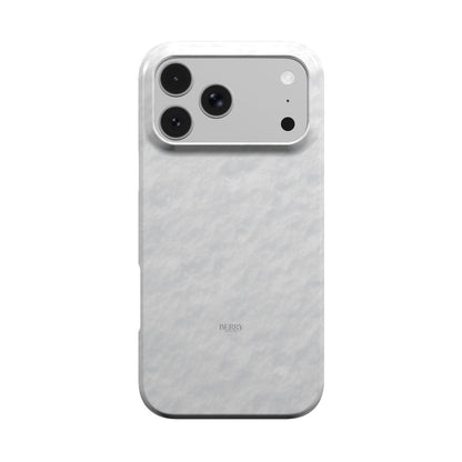 Rødt iPhone-cover med dekorativt design – Soft Snow