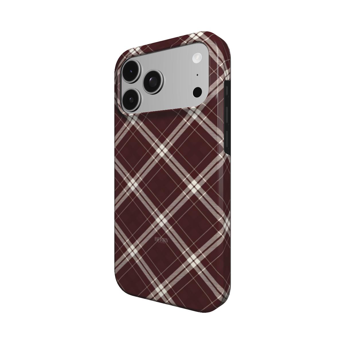 Θήκη iPhone με κομψό σχέδιο χρώμα: κόκκινο – Royal Cozy