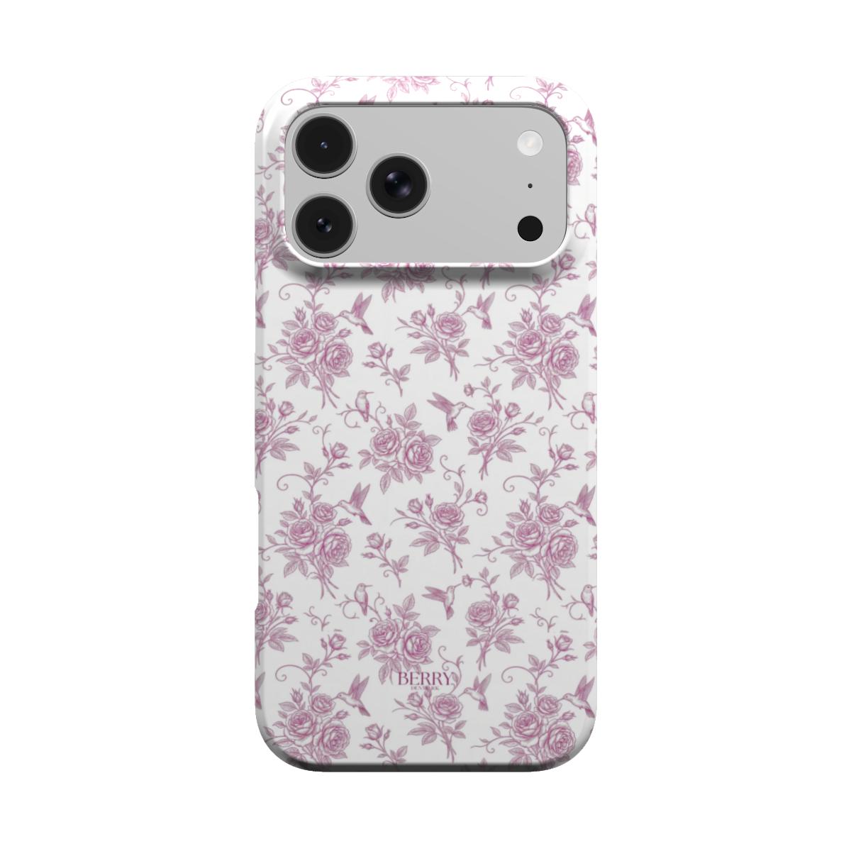 iPhone-skal med rosmotiv färg: rosenrosa – Royal Roses