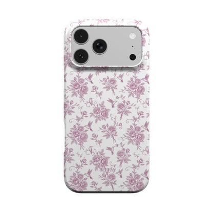 iPhone-skal med rosmotiv färg: rosenrosa – Royal Roses