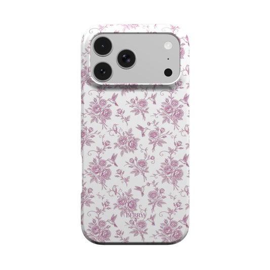 Rosa iPhone-cover med rosemotiv – Royal Roses