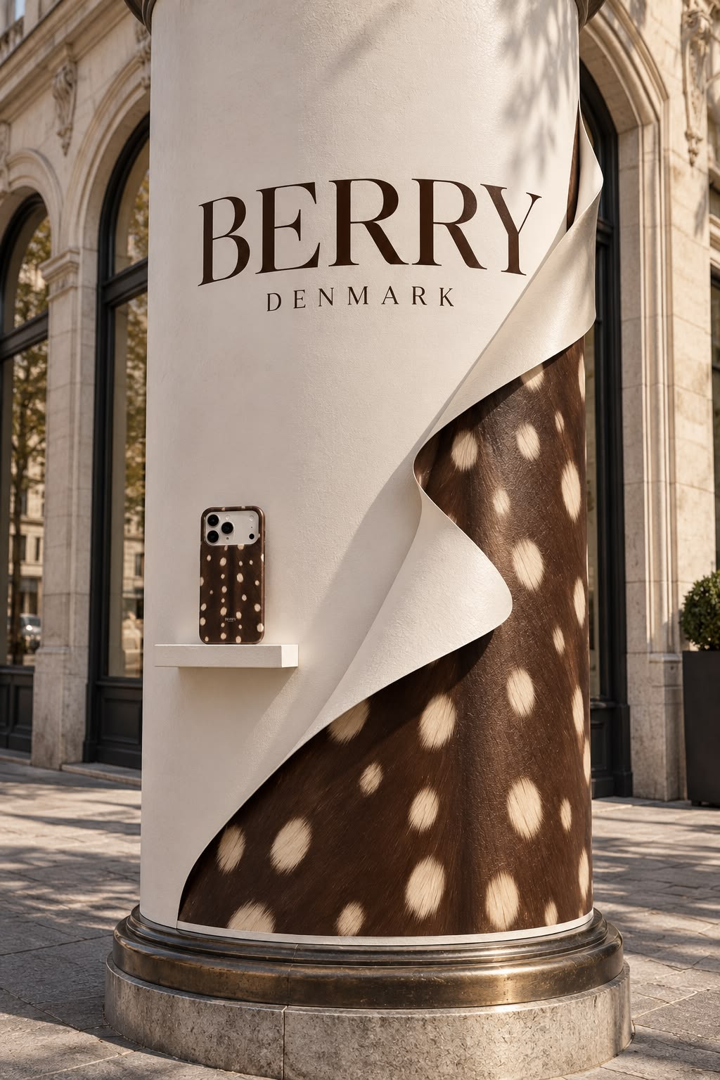 iPhone-Hülle mit schlichtem Design – Deep Chocolate