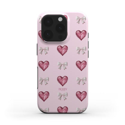 Custodia per iPhone con motivo a cuore – Glass Hearts iPhone MagSafe