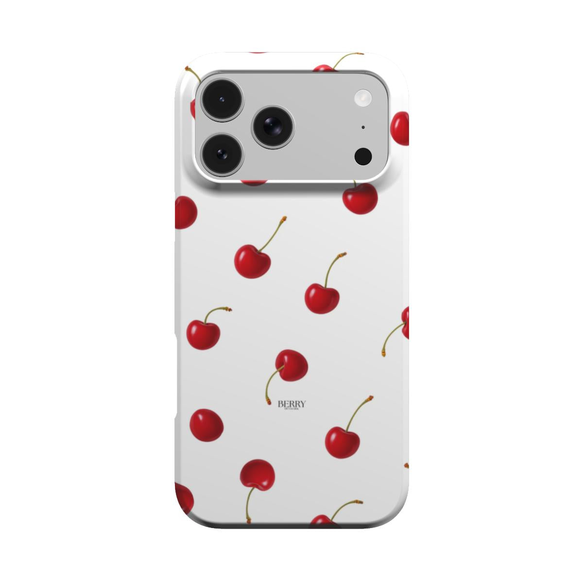Funda para iPhone con motivo de cerezas – Cherry Kisses Clean