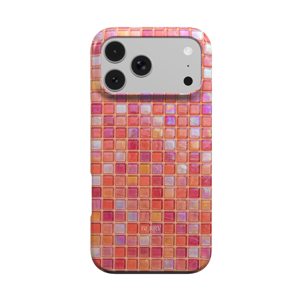 Funda para iPhone con patrón decorativo color: rosa – Coral