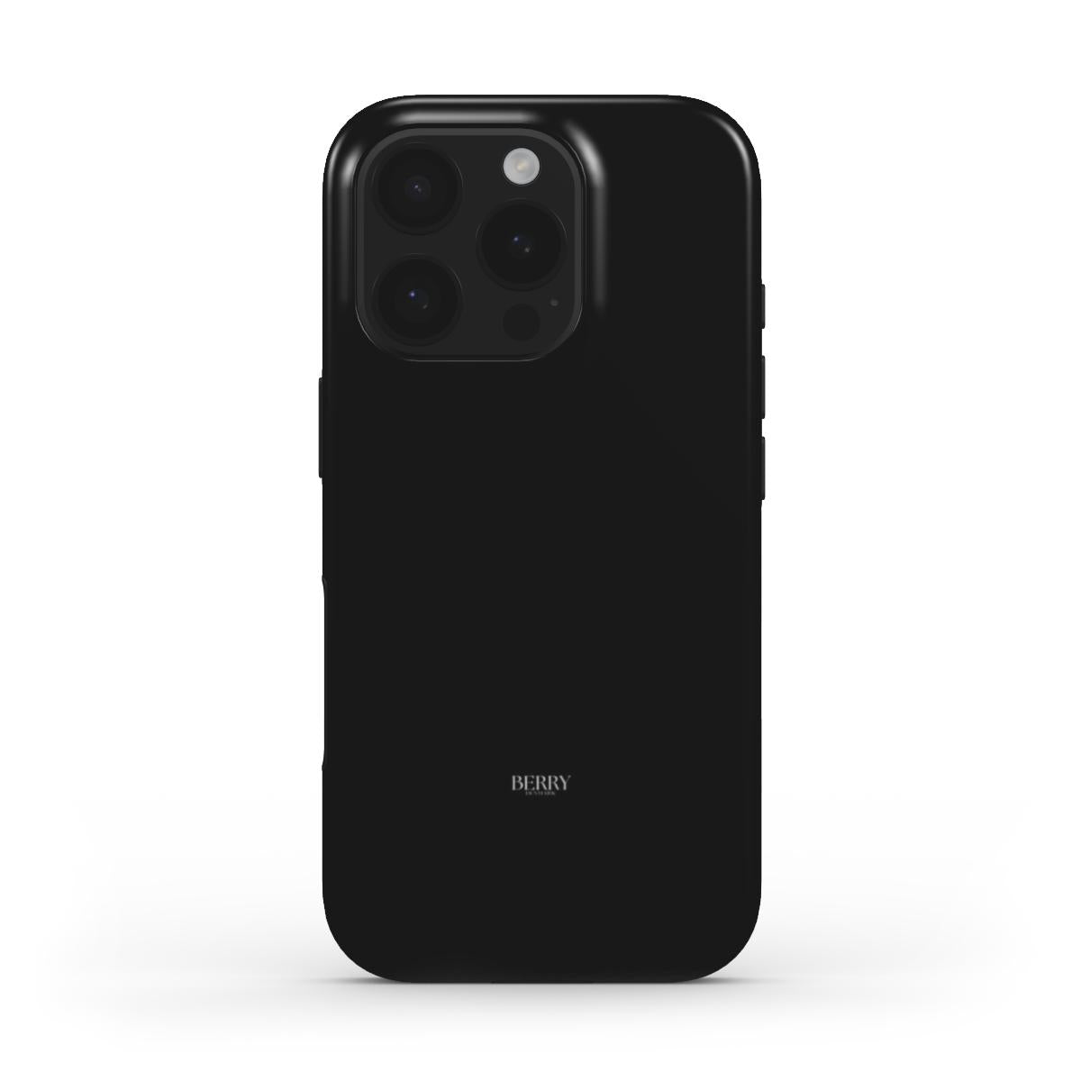 Funda para iPhone con diseño decorativo color: negro – Midnight