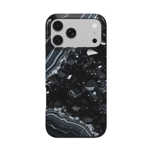iPhone-Hülle mit glamourösem Design Farbe: Schwarz – Black Diamond