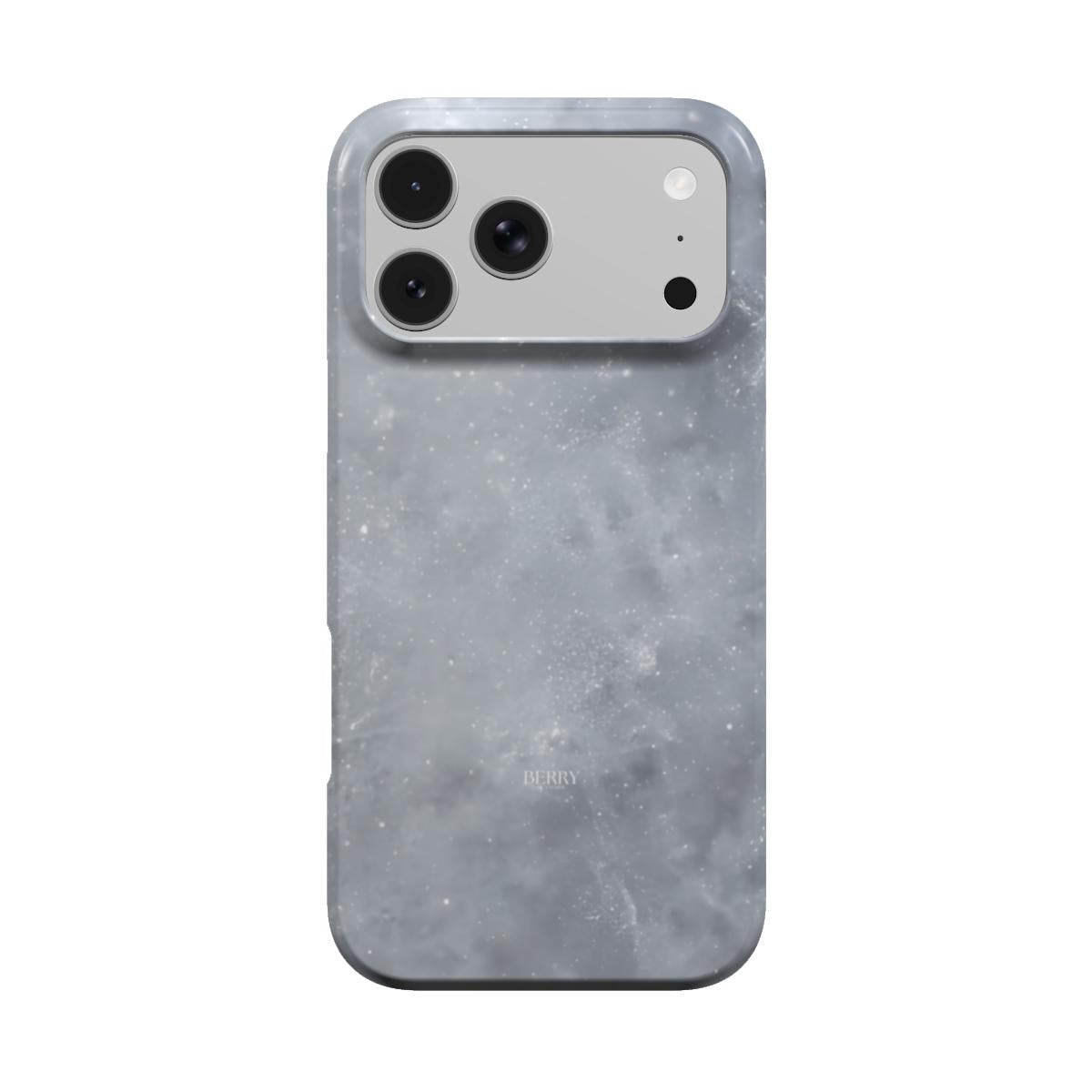 Θήκη iPhone με σχέδιο με γκλίτερ χρώμα: ασημί – Crispy Silver