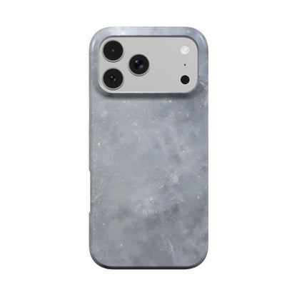 Θήκη iPhone με σχέδιο με γκλίτερ χρώμα: ασημί – Crispy Silver