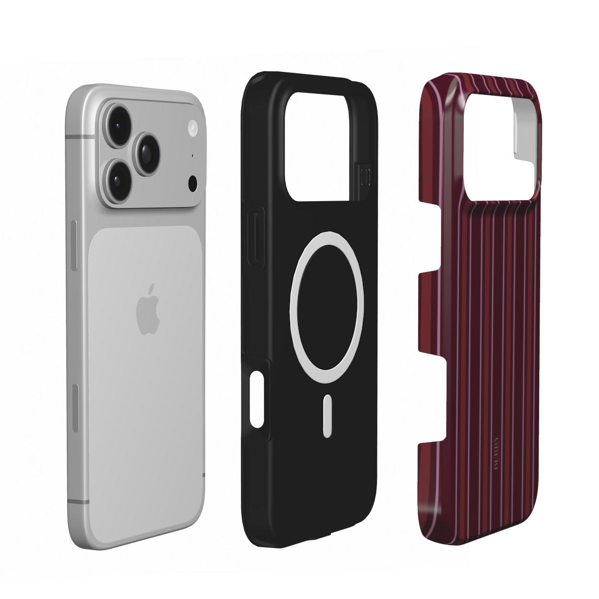 Pomegranate – ストライプデザインのiPhoneケース