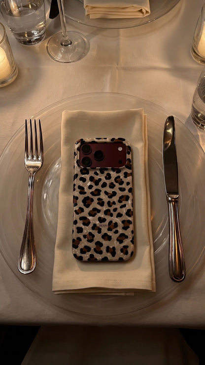 iPhone-hoesje met luipaardprint – Wet Leopard