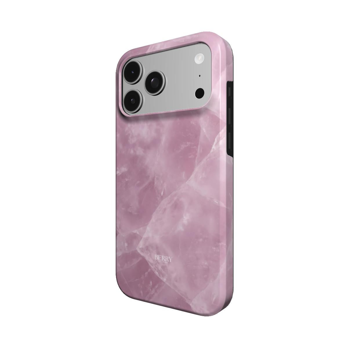 iPhone-Hülle mit Rosenmotiv – Rose Quartz iPhone MagSafe
