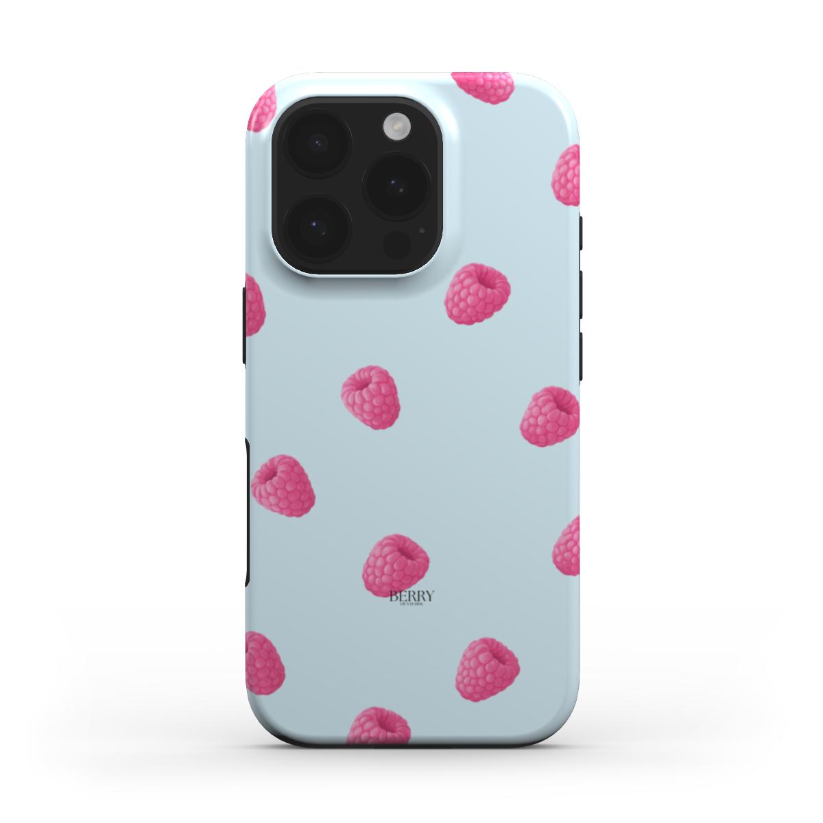 iPhone-hoesje met strak ontwerp kleur: roze – Raspberry Kisses Sky