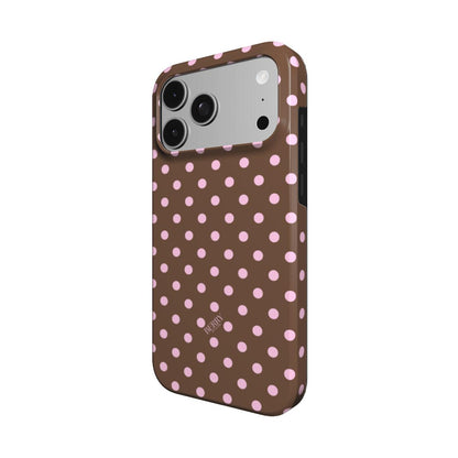 iPhone-skal med stilren design färg: rosa – Strawberry Mocha iPhone MagSafe