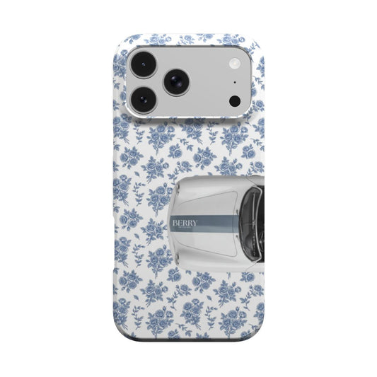 Rosa iPhone-cover med rosemotiv – Cabriolet Blues