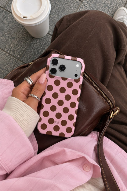 iPhone-Hülle mit Kirschmotiv Farbe: Rosa – Cherry Cocoa