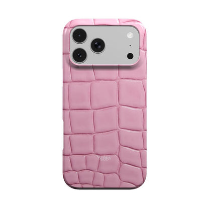 iPhone-Hülle mit Schlangenhautmuster Farbe: Rosa – Strawberry Snake iPhone MagSafe