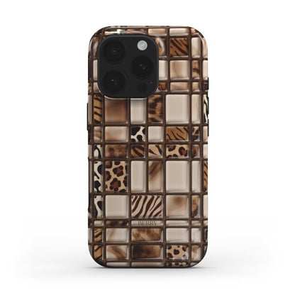 Θήκη iPhone με λεοπάρ μοτίβο – Glass Cat iPhone MagSafe