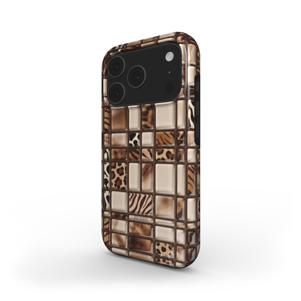 Θήκη iPhone με λεοπάρ μοτίβο – Glass Cat iPhone MagSafe