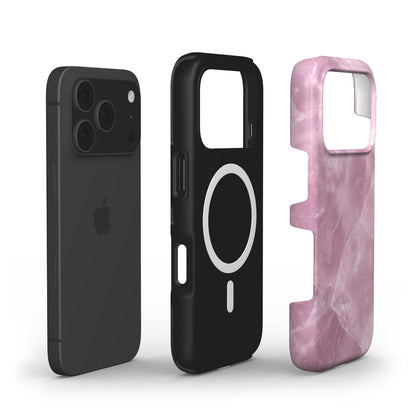 iPhone-Hülle mit Rosenmotiv – Rose Quartz iPhone MagSafe