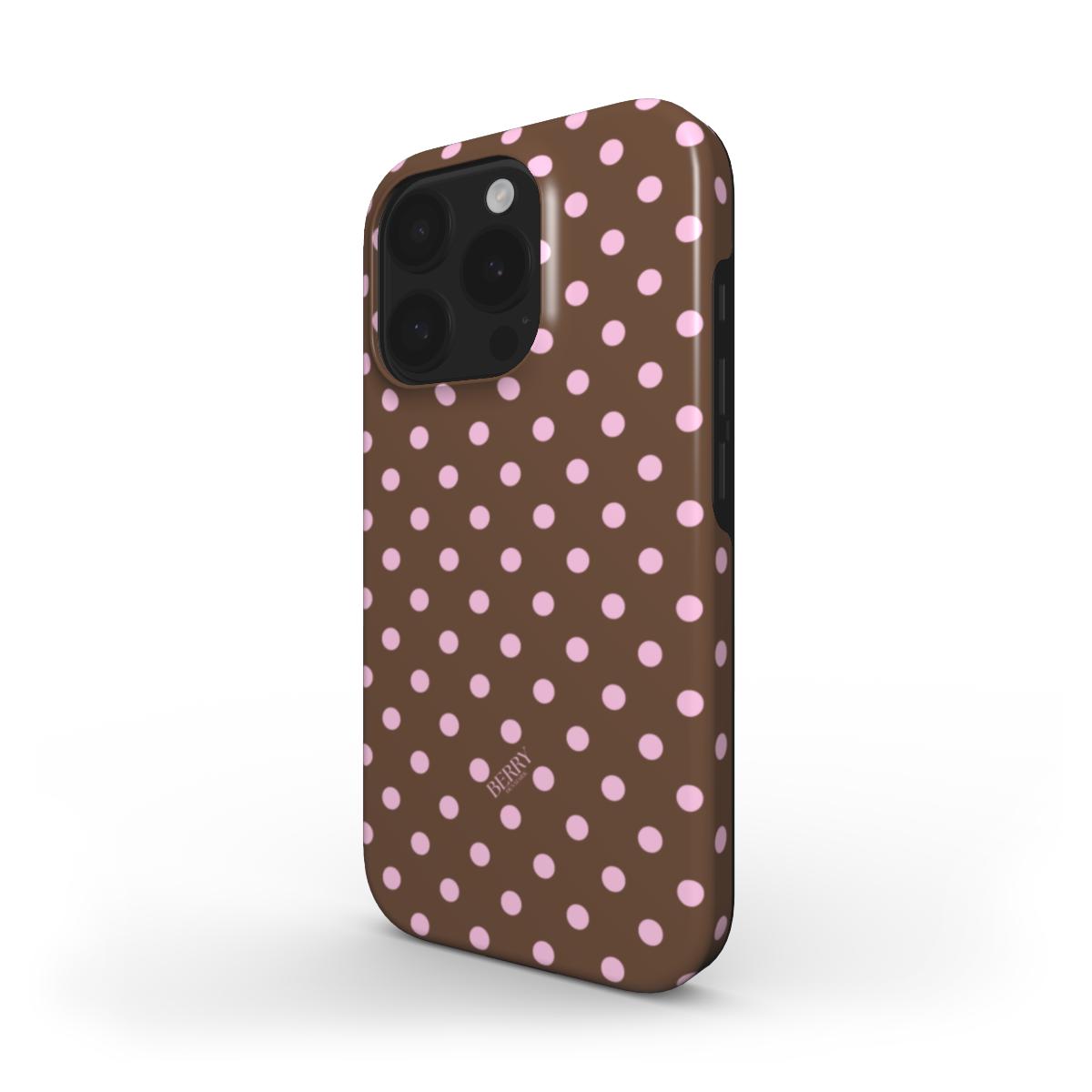 iPhone-skal med stilren design färg: rosa – Strawberry Mocha iPhone MagSafe