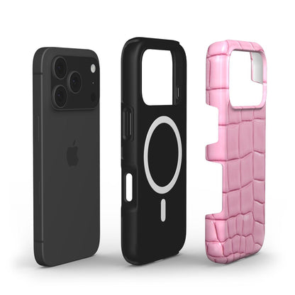iPhone-Hülle mit Schlangenhautmuster – Strawberry Snake iPhone MagSafe