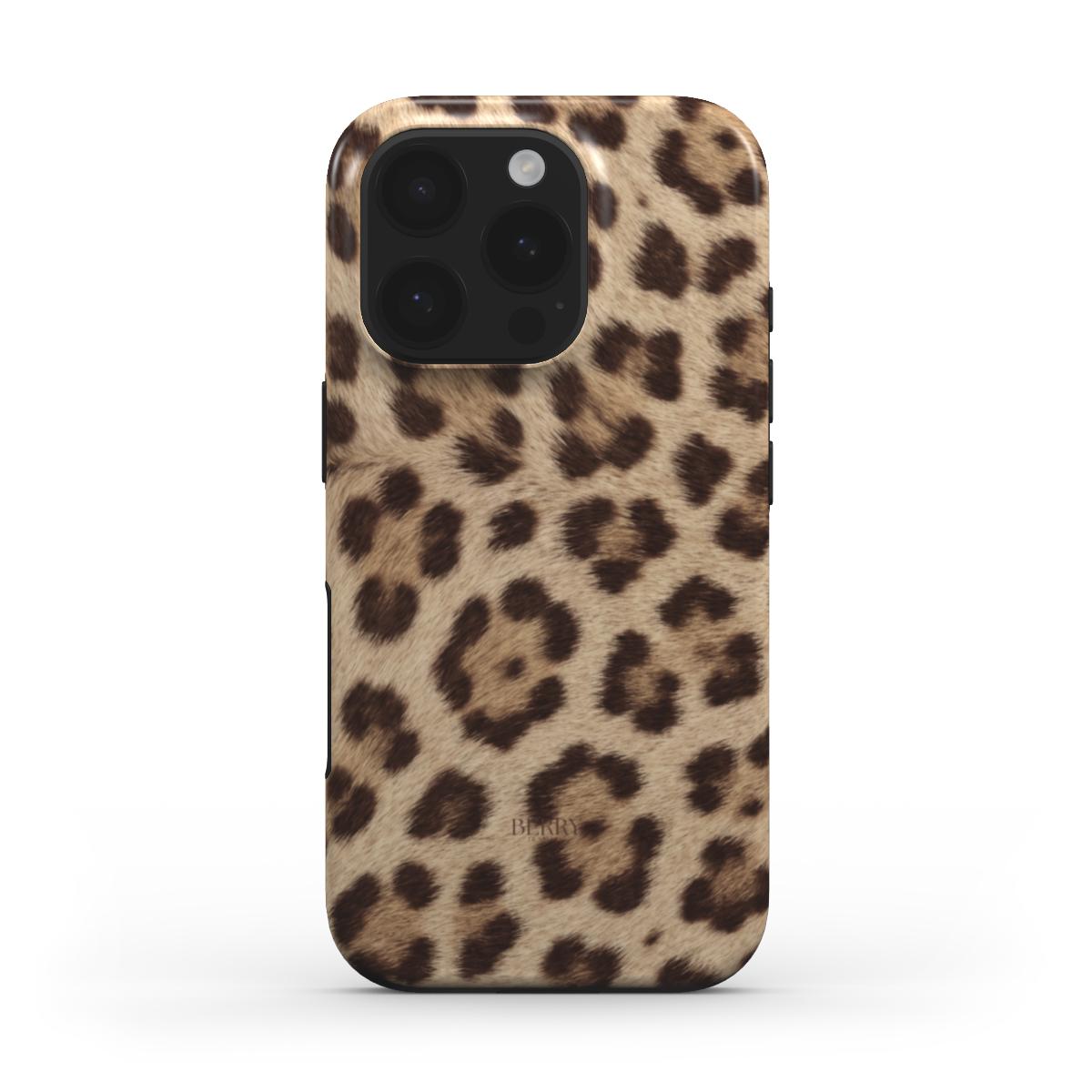 iPhone-Hülle mit Leopardenmuster – Wild Honey iPhone MagSafe
