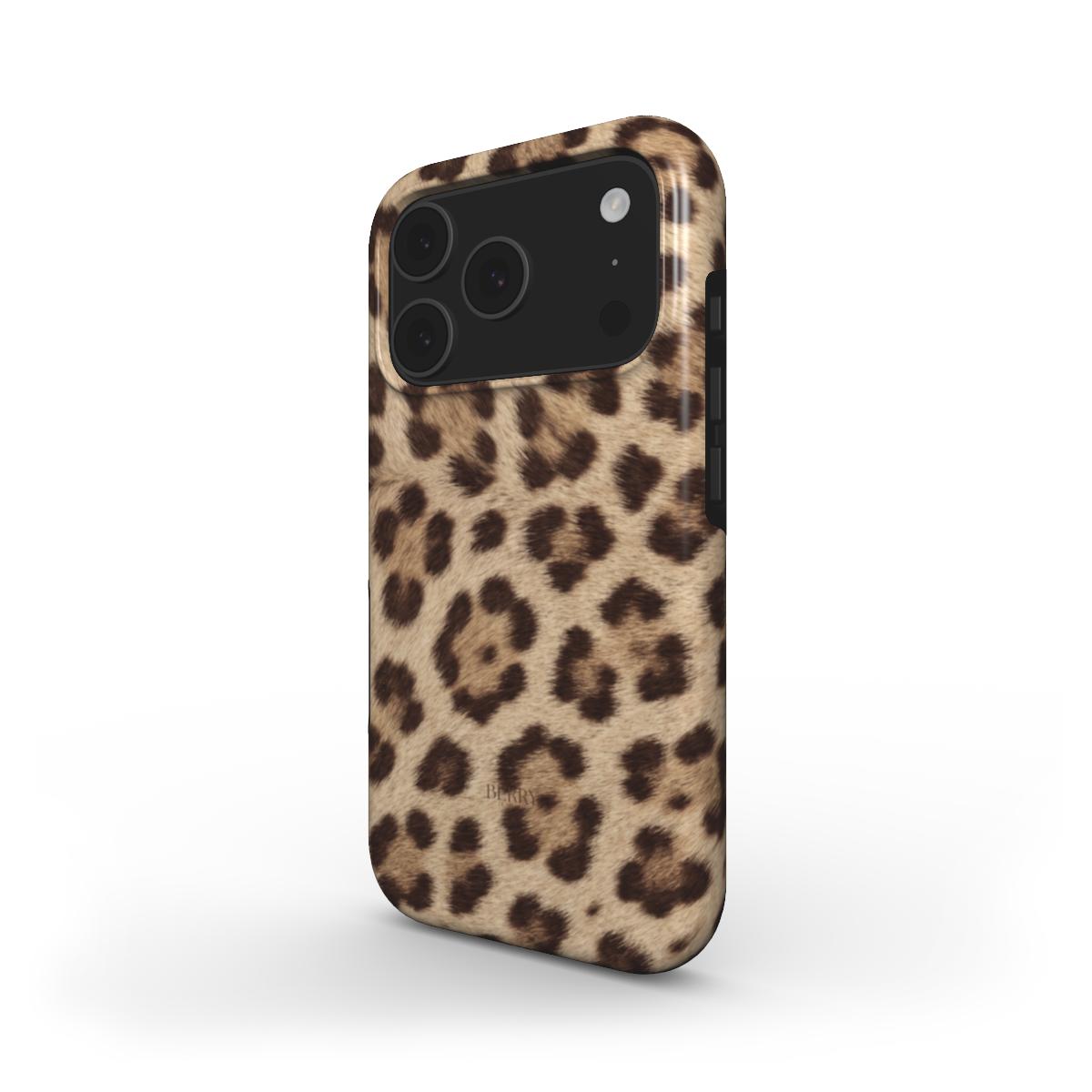 iPhone-Hülle mit Leopardenmuster Farbe: Braun – Wild Honey iPhone MagSafe