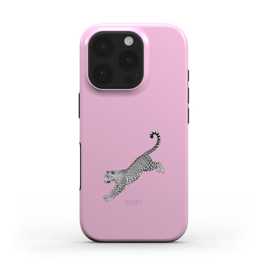 Funda para iPhone con estampado de leopardo color: rosa – Wild Thing iPhone MagSafe